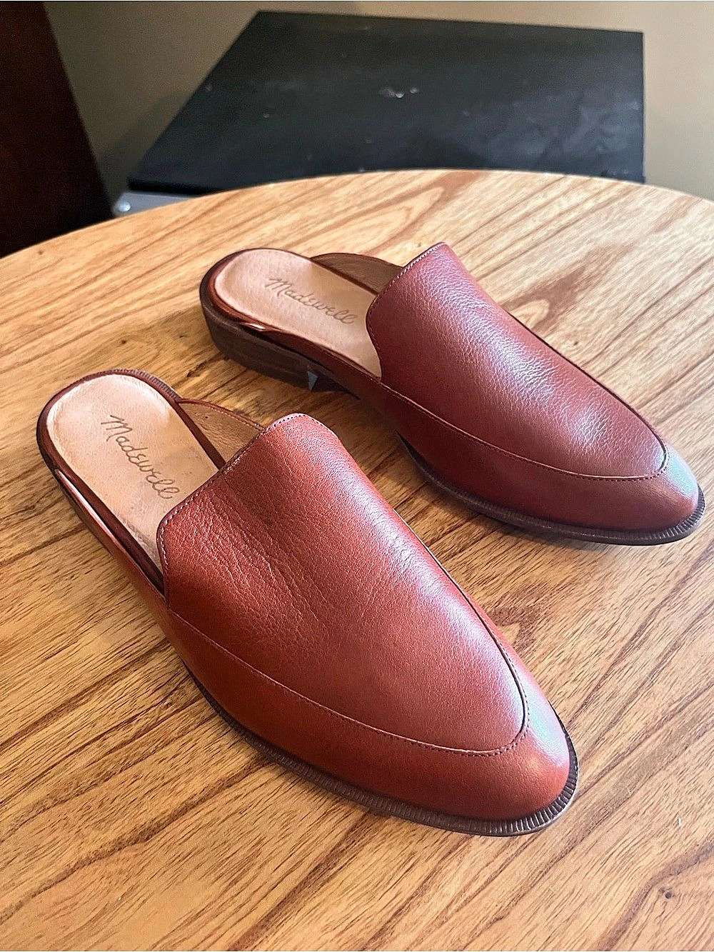 Madewell Women's Leather-Look Mules US 7